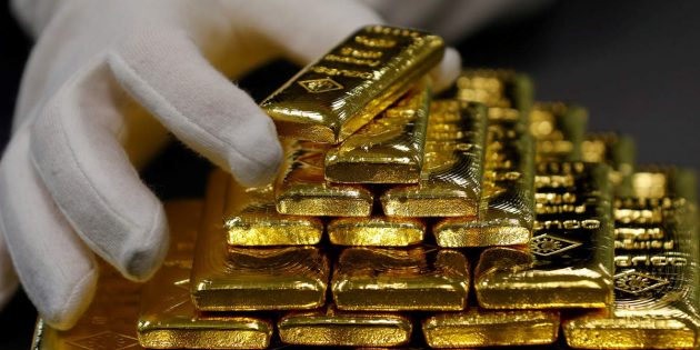 Gold Lower in a Risk-On Environment