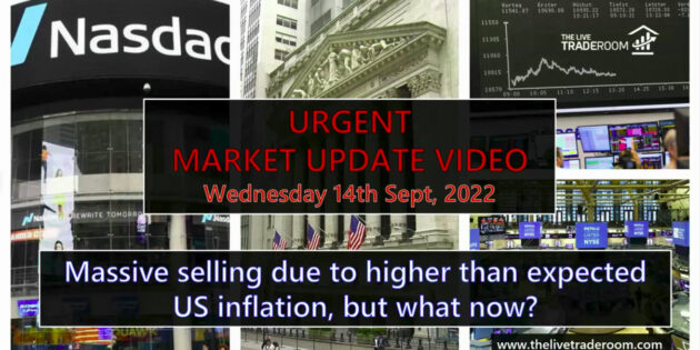 Massive Selling Due to Higher Than Expected US Inflation